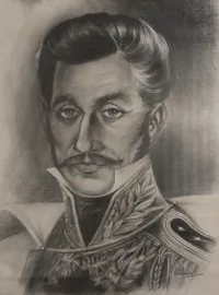 Obra de titulada RETRATO DE MANUEL ORIBE