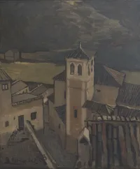 Obra de titulada PAISAJE DE TOLEDO