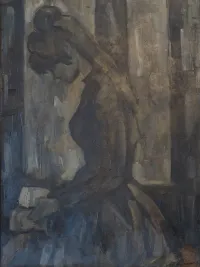 Obra de titulada JOVEN LEYENDO