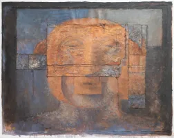 Obra de titulada GRAN CASCO CON MASCARA