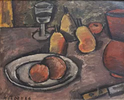 Obra de titulada NATURALEZA MUERTA