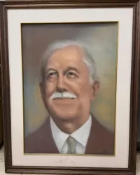 Obra de titulada Retrato Luis Alberto de Herrera