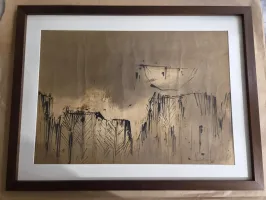 Obra de titulada PAISAJE ABSTRACTO