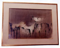 Obra de titulada PAISAJE ABSTRACTO
